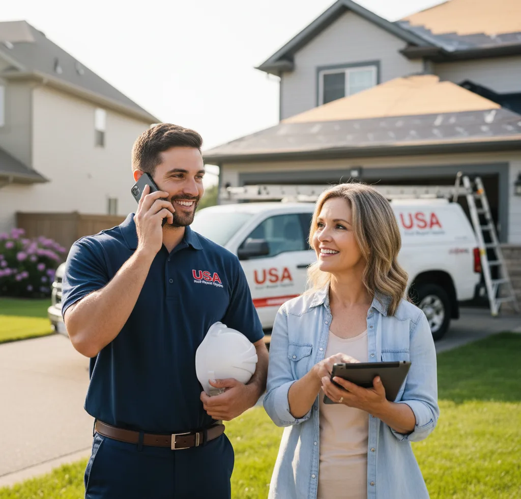 USA Roof Repair Experts customer support in Hudson